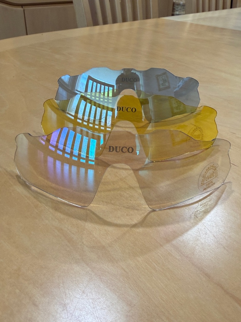 Duco Interchangeable Sports Sunglasses Lenses